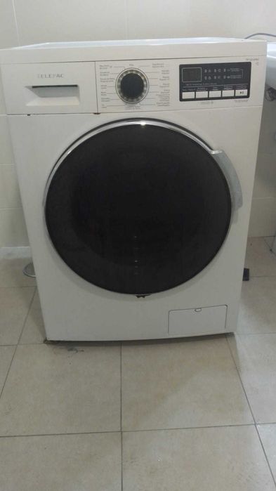 Máquina de lavar roupa Telefac 8kg – carregamento frontal
