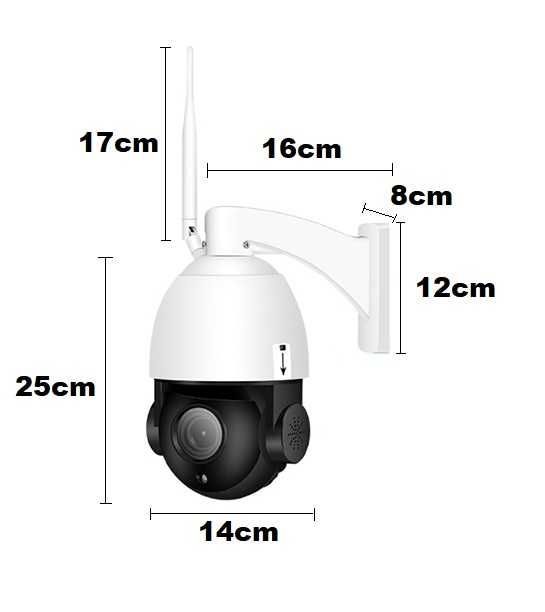 Kamera Obrotowa Zewnętrzna IP Wifi 30X Zoom Sony 5MPX