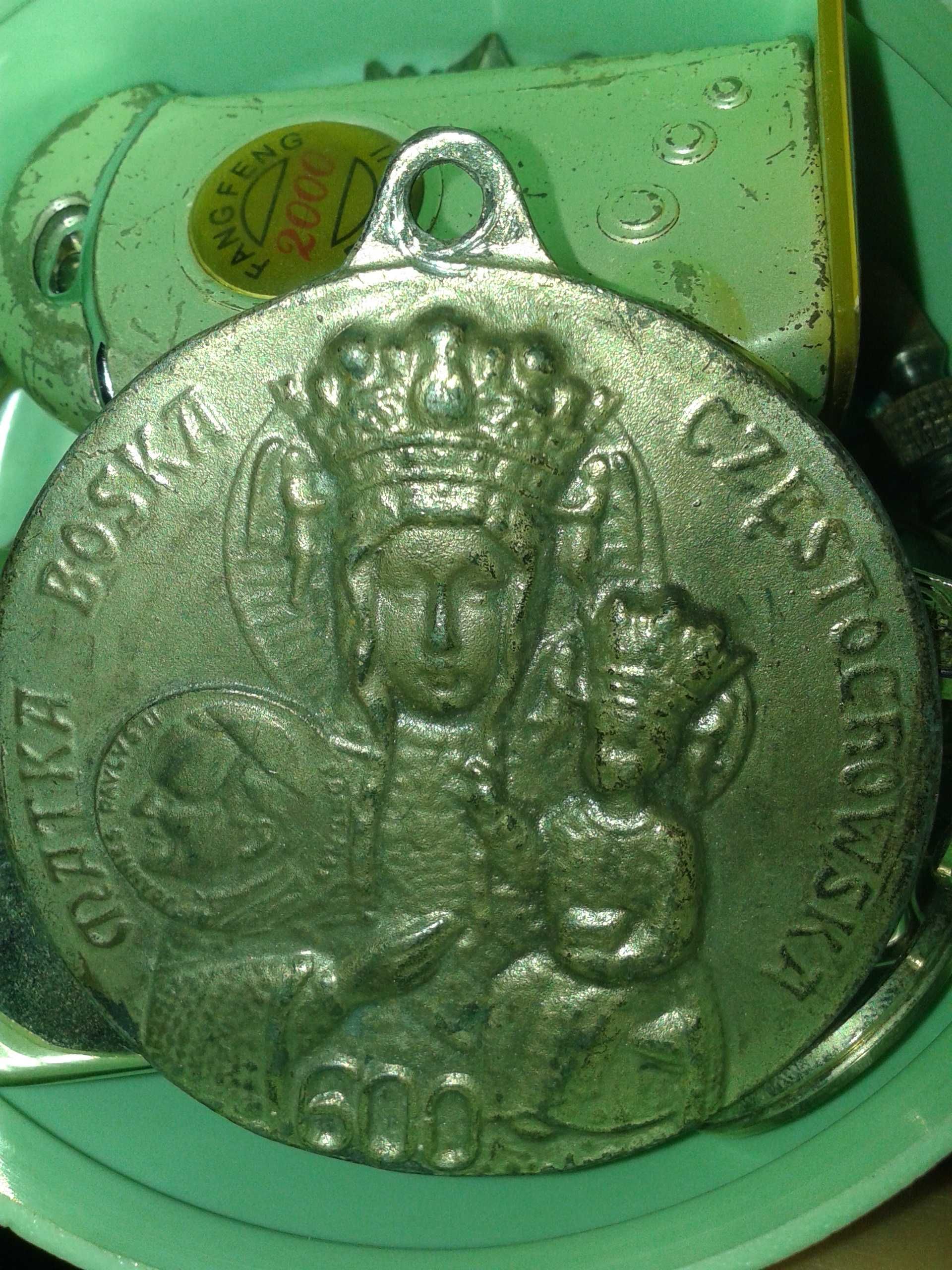 Medal Matka Boska Częstochowska medalion Jan Paweł II