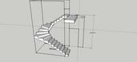 Бетонні сходи, монолітні (лестница из бетона) любої форми.