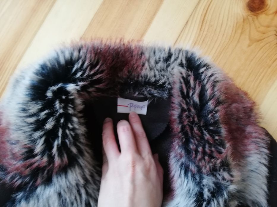 Kożuszek ramoneska brązowy S/M