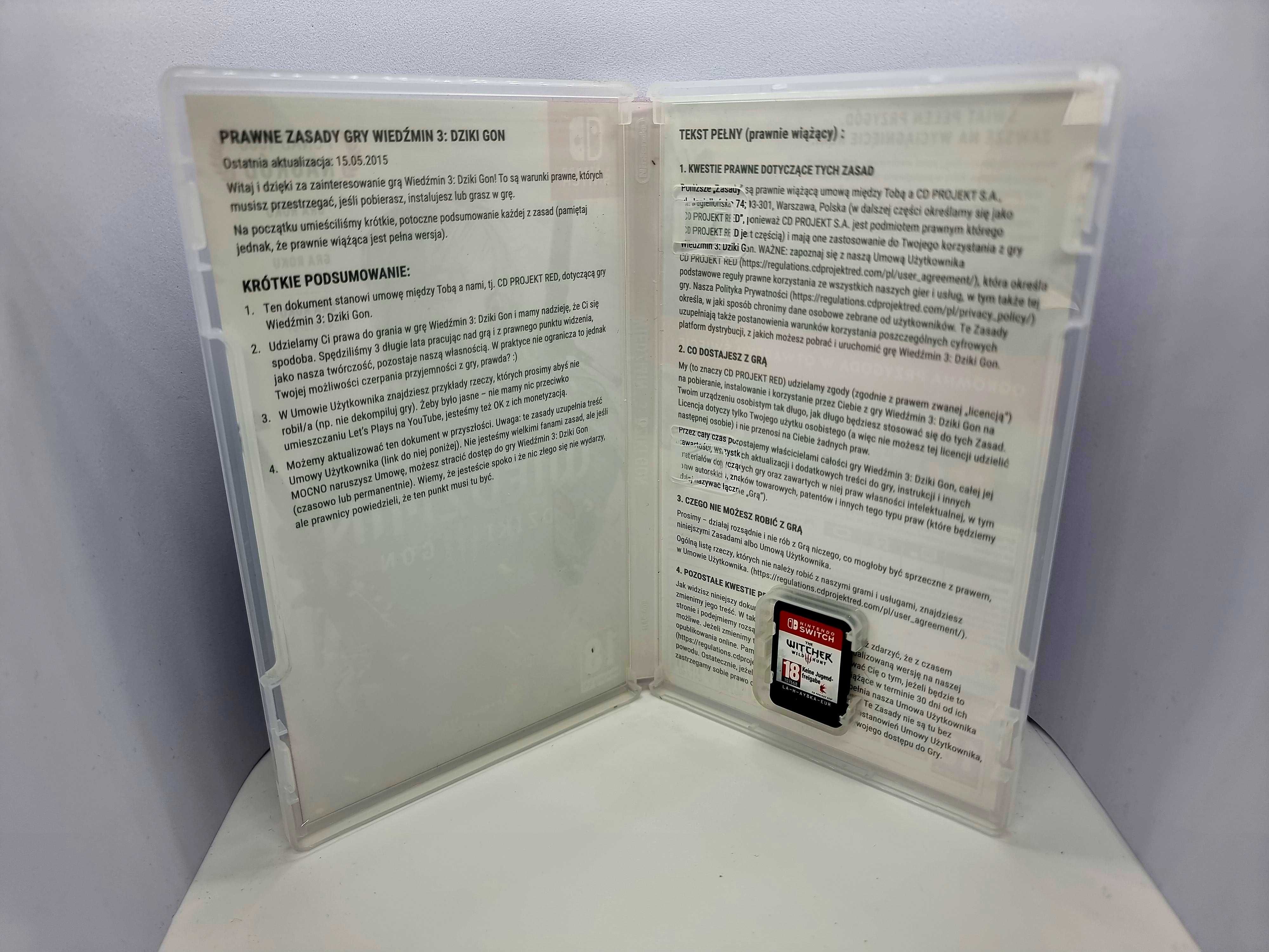 Wiedźmin 3 Dziki Gon - Nintendo Switch