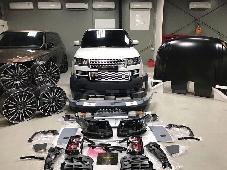 Обвес L405 рестайлинг Range Rover Vogue фары бампер SVA SVO