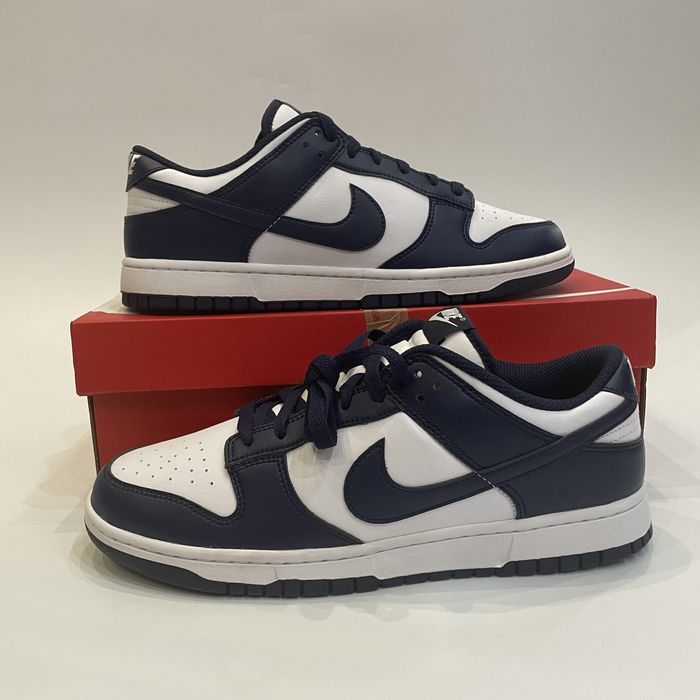 Nike Dunk Low 1 original темно сині 42,43,44
