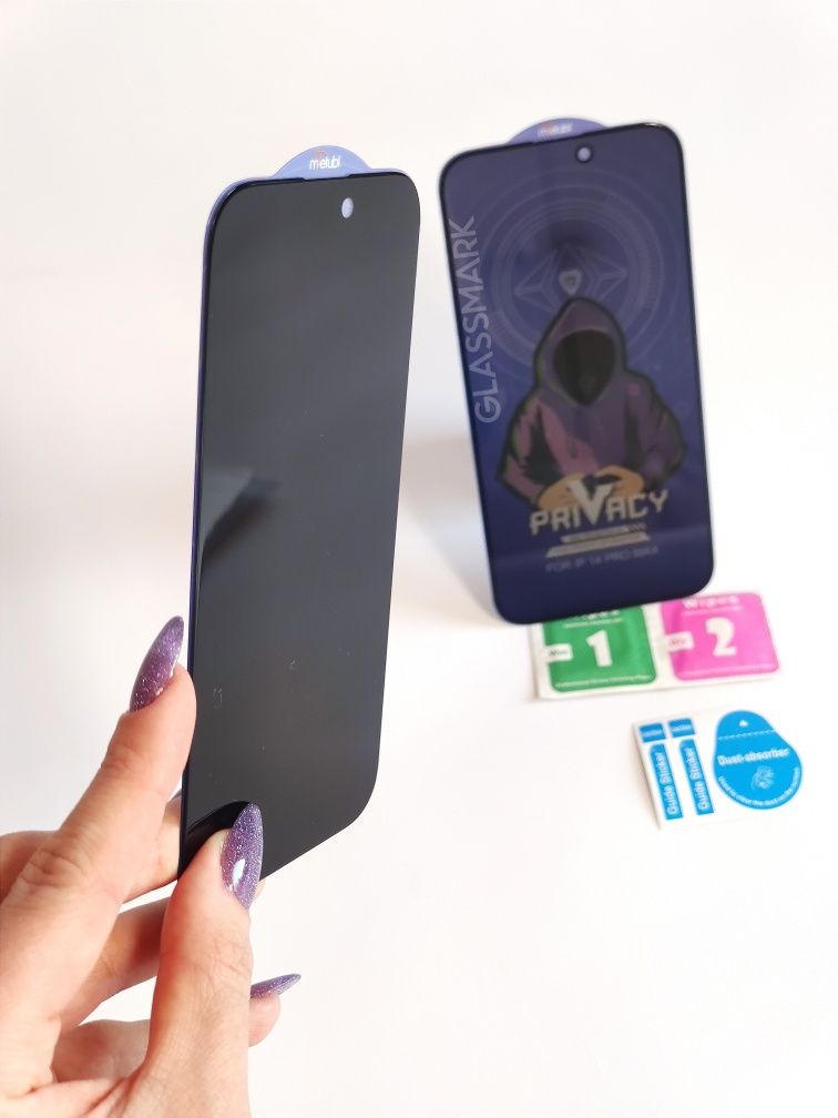 Защитное стекло приватное антишпион iPhone 14 Pro Max rivate 14pro
