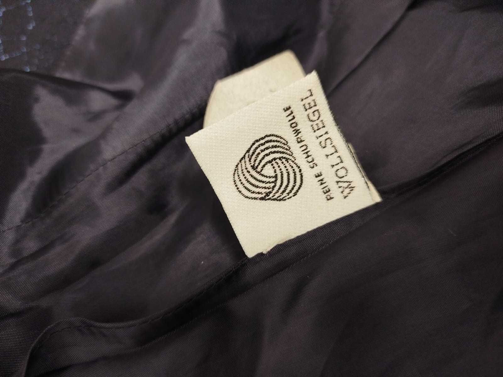 Vintage Shiny Wool Blazer Louis Feraud błyszczący wełniany żakie