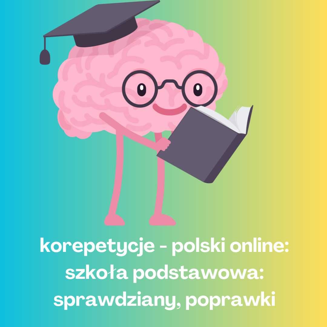 Język polski-egzamin 8-klasisty, szkoła podstawowa ONLINE