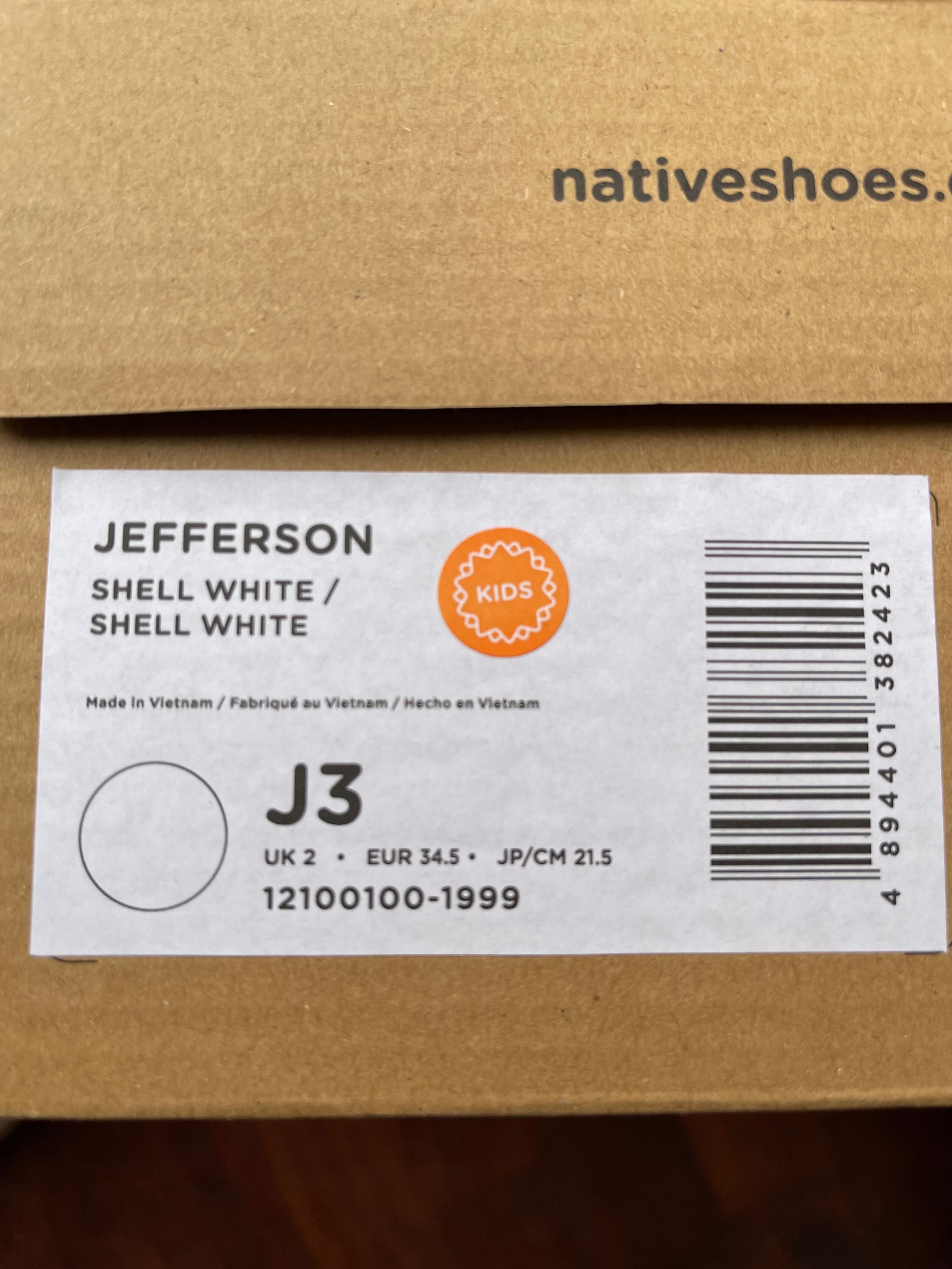 Native jefferson white buty