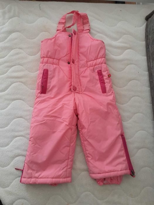 Spodnie na śnieg, na sanki na zimę dla dziewczynki rozm. 86