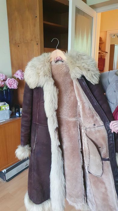 Rarytas Vintage! Kożuch z Naturalnej Skóry - Idealny na Zimę!