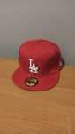 Czerwona Czapka New Era z daszkiem full Cap LAm