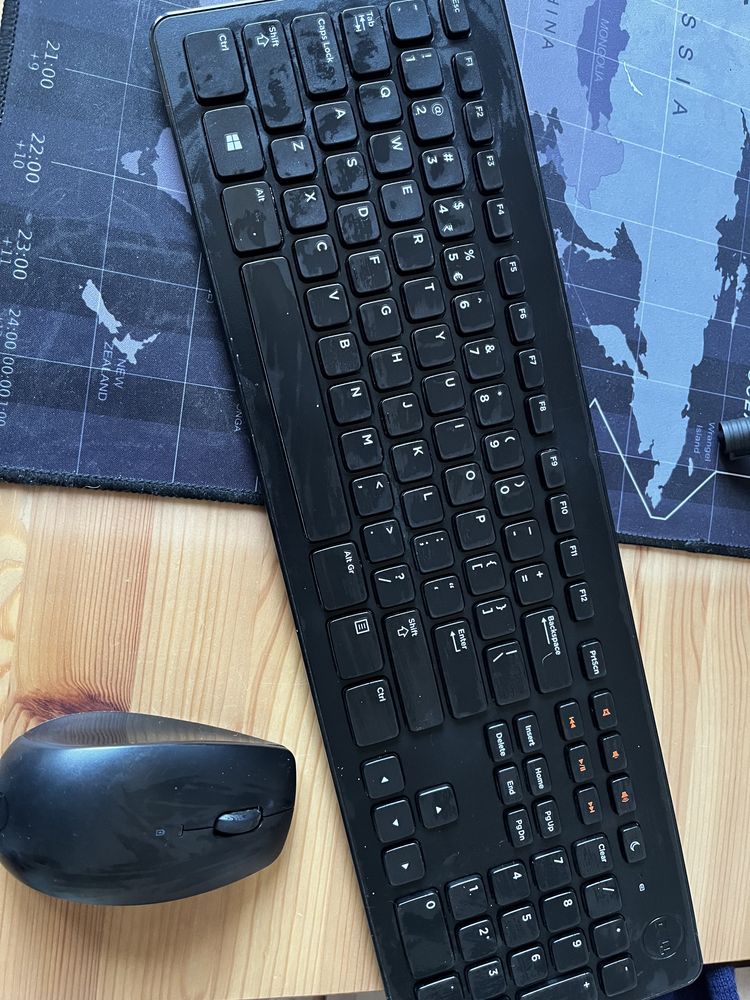 Zestaw bezprzewodowy klawiatura+mysz Dell KM632