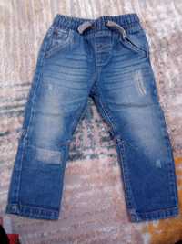 Spodnie jeansowe r.92 F&F