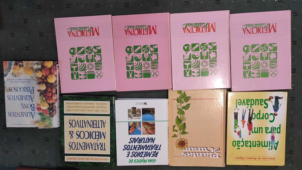 9 livros sobre Medicinas Naturais