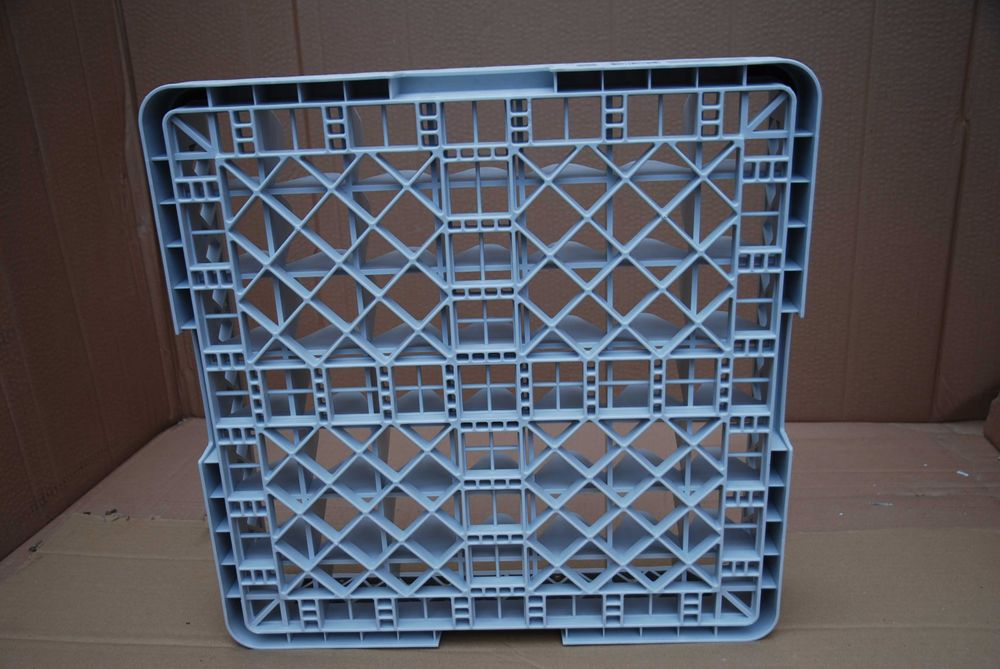 Kosz do mycia naczyń na talerze, Hendi, 500x500x