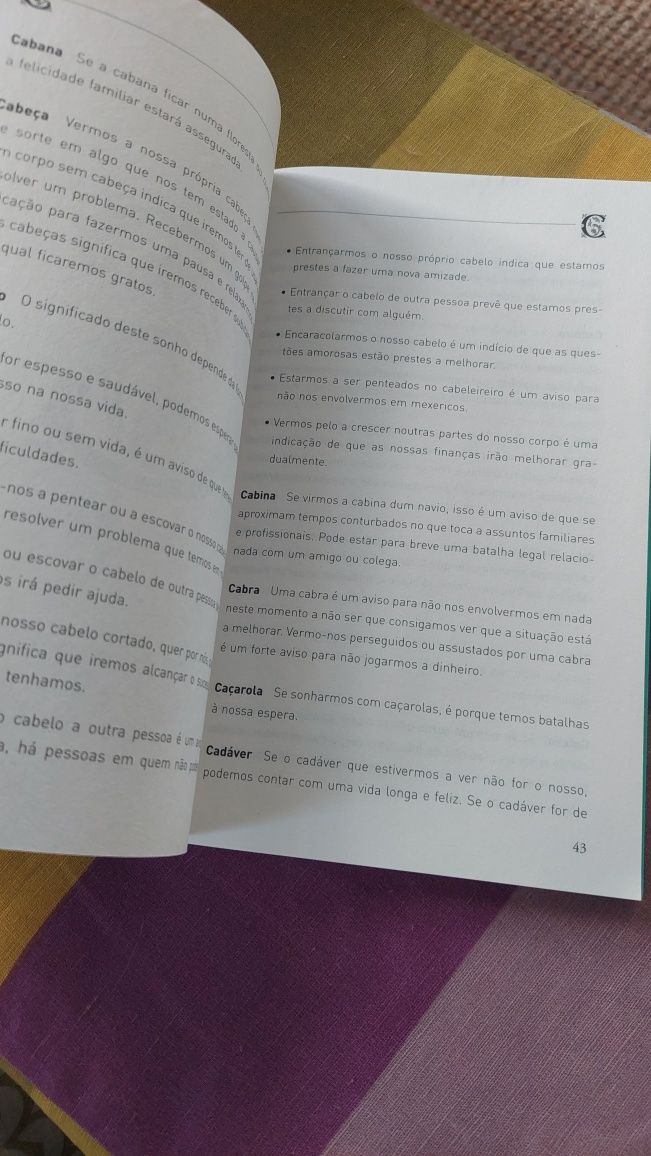 Livro Simbolos dos sonhos
