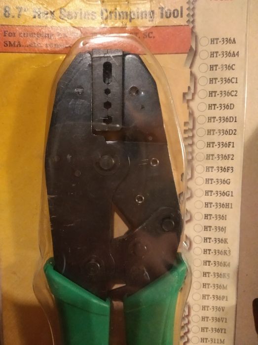 Zaciskarki sześciokątne do przewodów Hex crimper