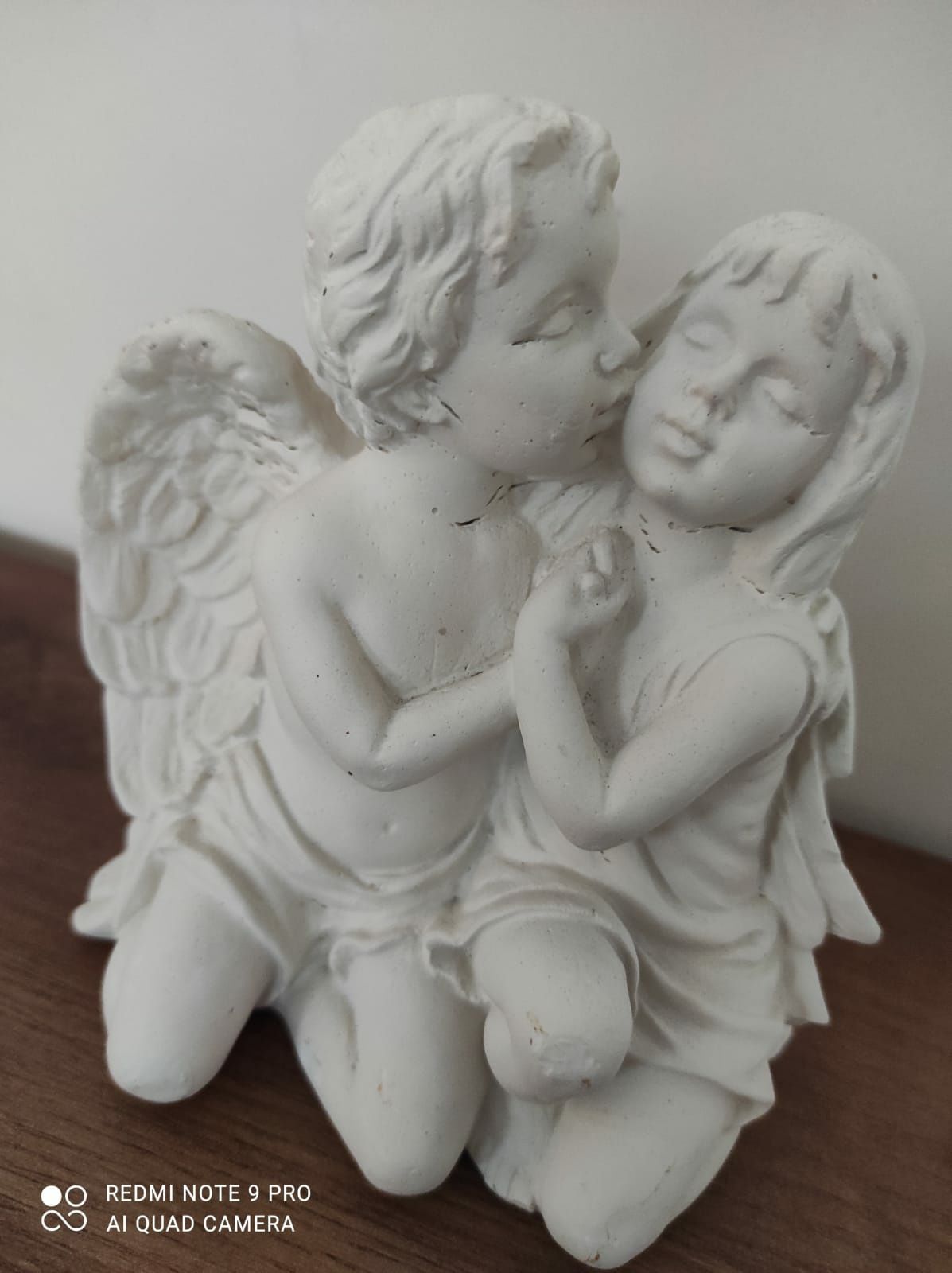 Figurka anioły z gipsu