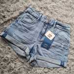 Spodenki Bershka 34 basic szorty jeansowe push-up