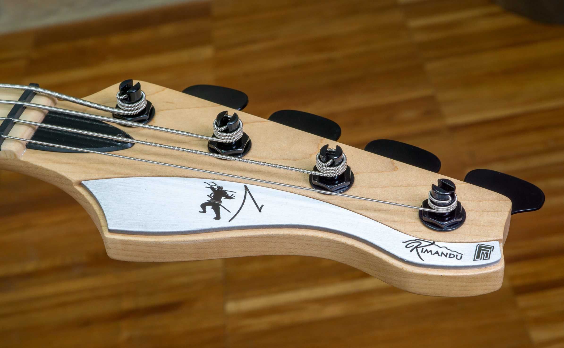 Nowa gitara basowa MB KIMANDU F1 OLD WHITE 4 BK MP