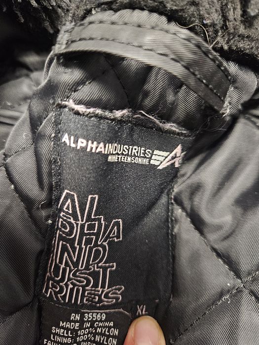 Alpha Industries kurtka parka zimowa N3B, bardzo ciepła