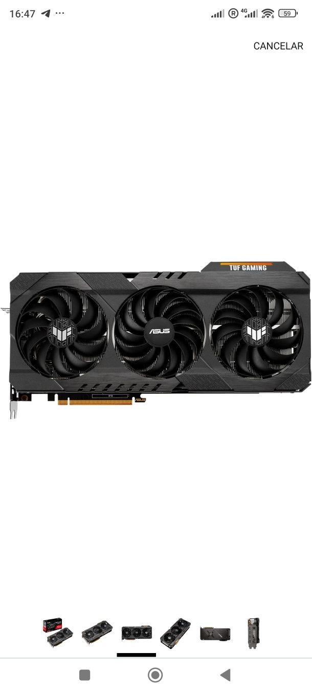 Placa gráfica TUF GAMING RX 6900 XT 16GB