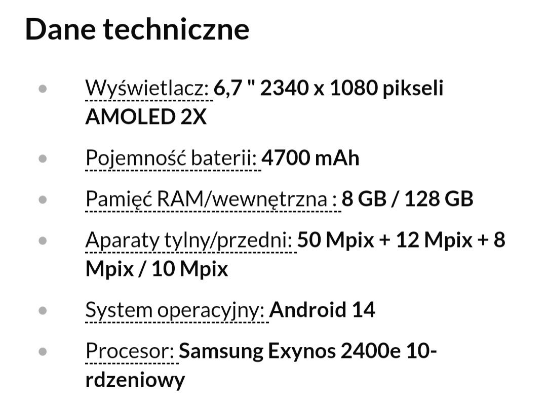 Samsung S24 FE nowy na prezent 5G