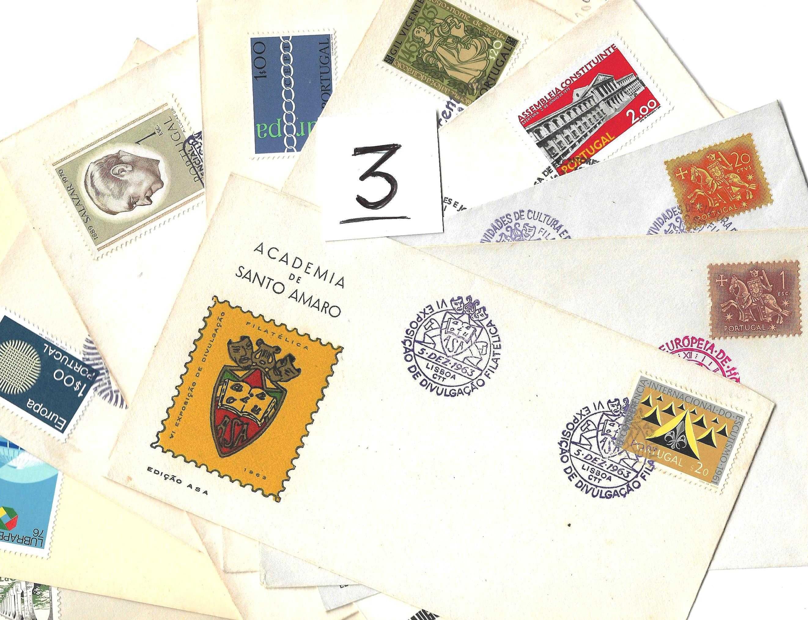 lote de 10 peças de Historia postal