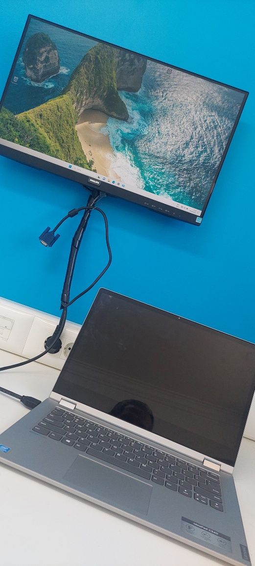 Ideapad c340 convertível - nao dá luz no ecrã