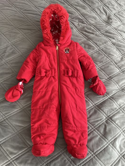 Дитячий чеовоний комбінезон з Mickey Mouse  8-12 місяців