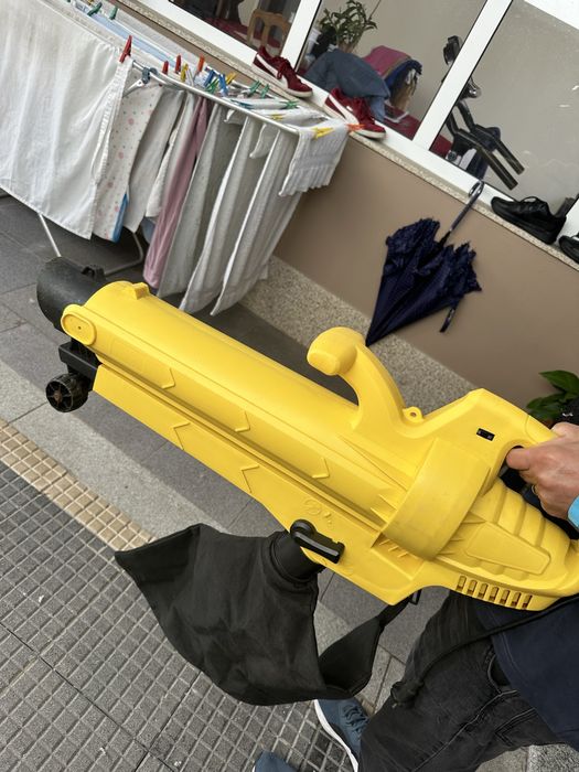 Aspirador e soprador de jardim