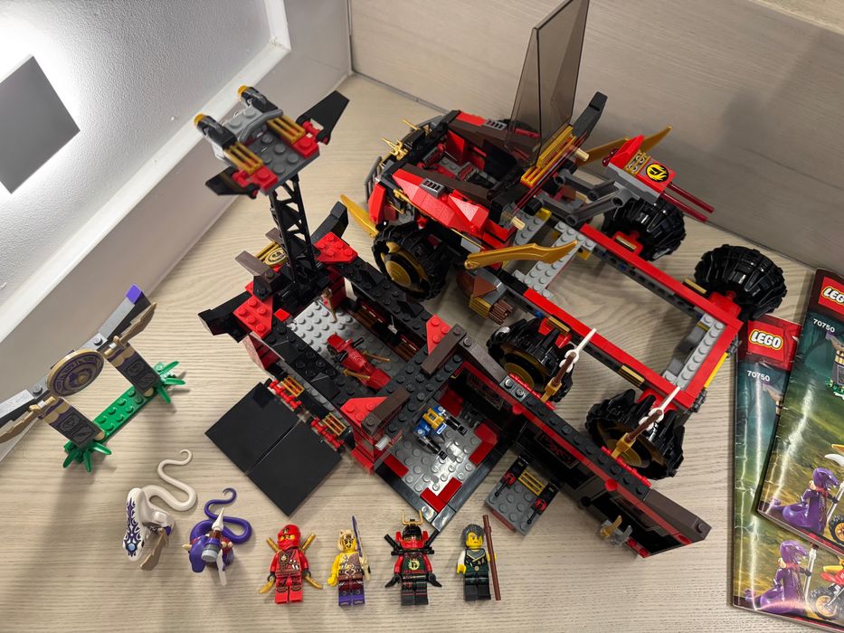 Aktualne. LEGO Ninjago 70750 Ninja DB X Komplet z pudełkiem