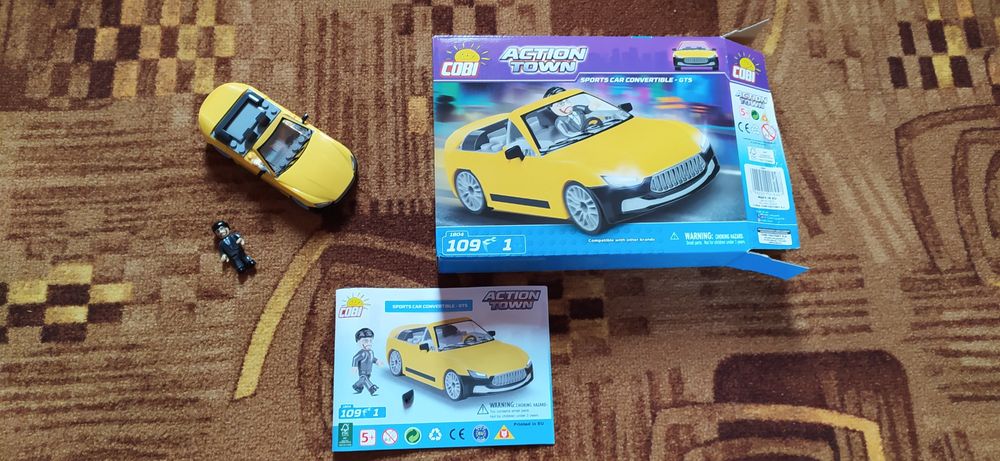 LEGO klocki auto Cobi car Action town sports car cabrio 5+