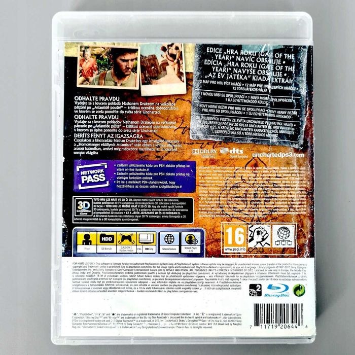 Uncharted 3 Oszustwo Drakea PL Ps3 GOTY Polski Dubbing Język