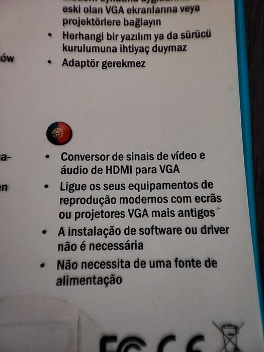 Conversor de HDMI para VGA