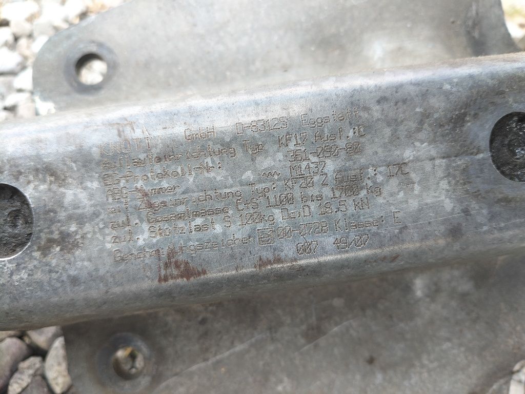 Zaczep hamulec najazdowy Knott KF20