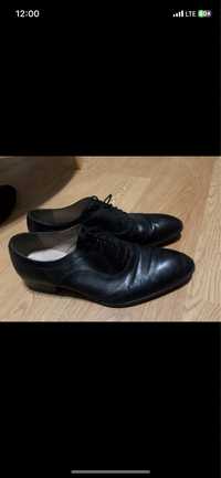 Zara Man czarne pantofle 45