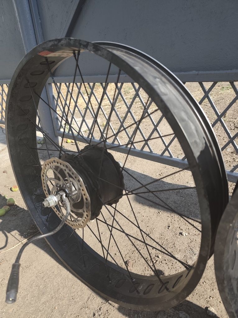 Колеса, обода фетбайка з мотор-колесом MXUS XF15FAT 48V 750W