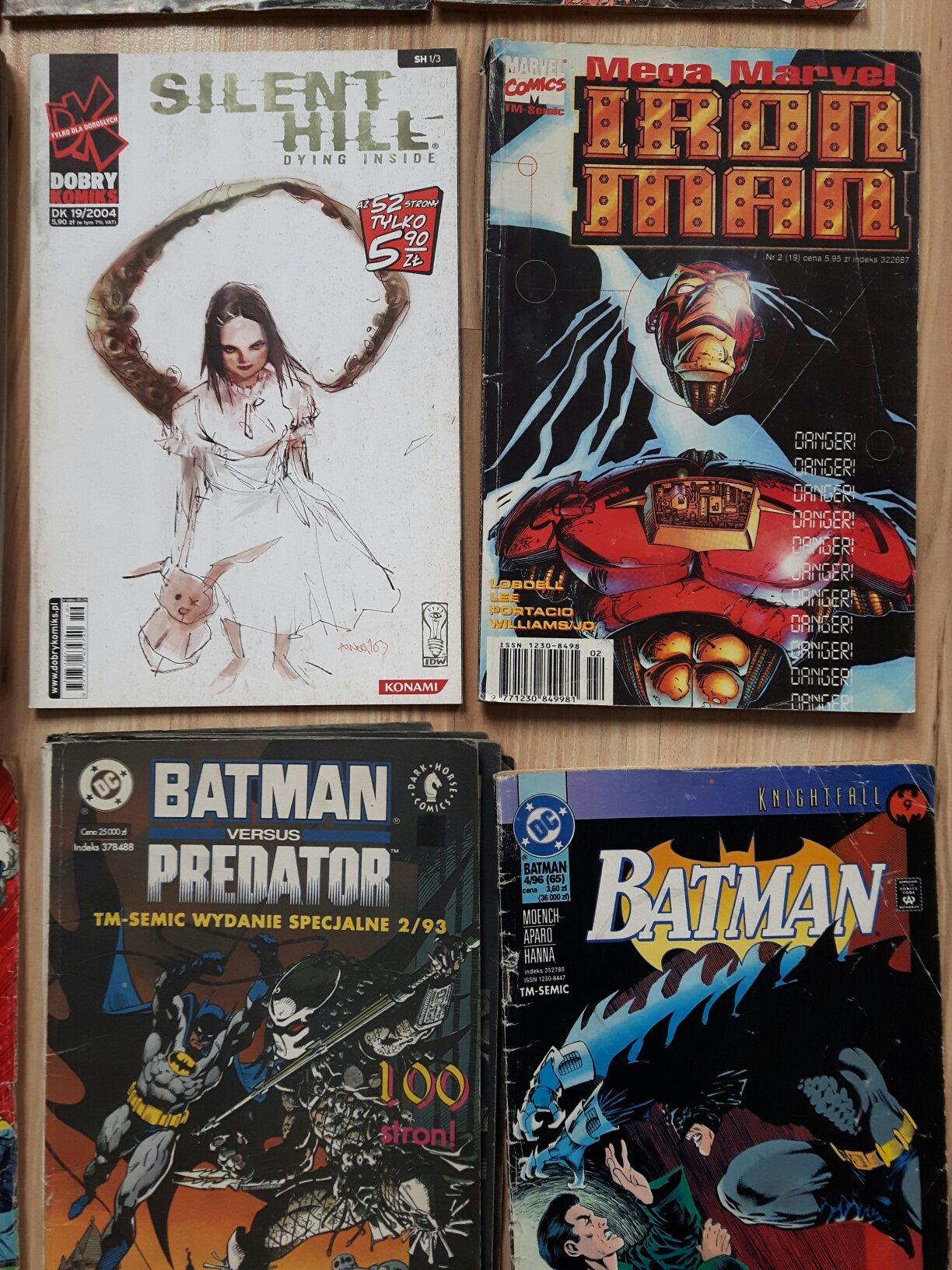 Komiks. Superman. Spider-Man. Batman. Punisher. 12 komiksów.