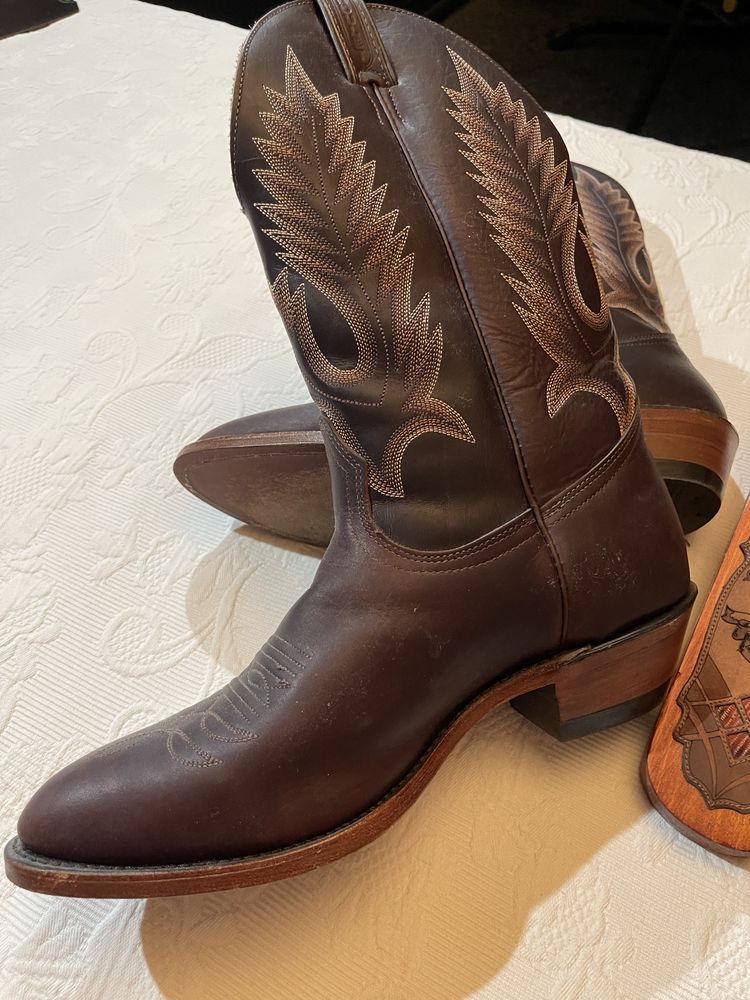 Американскі ковбойскі чоботи оригінал! Boulet Cowboy Handcrafted Шкіра