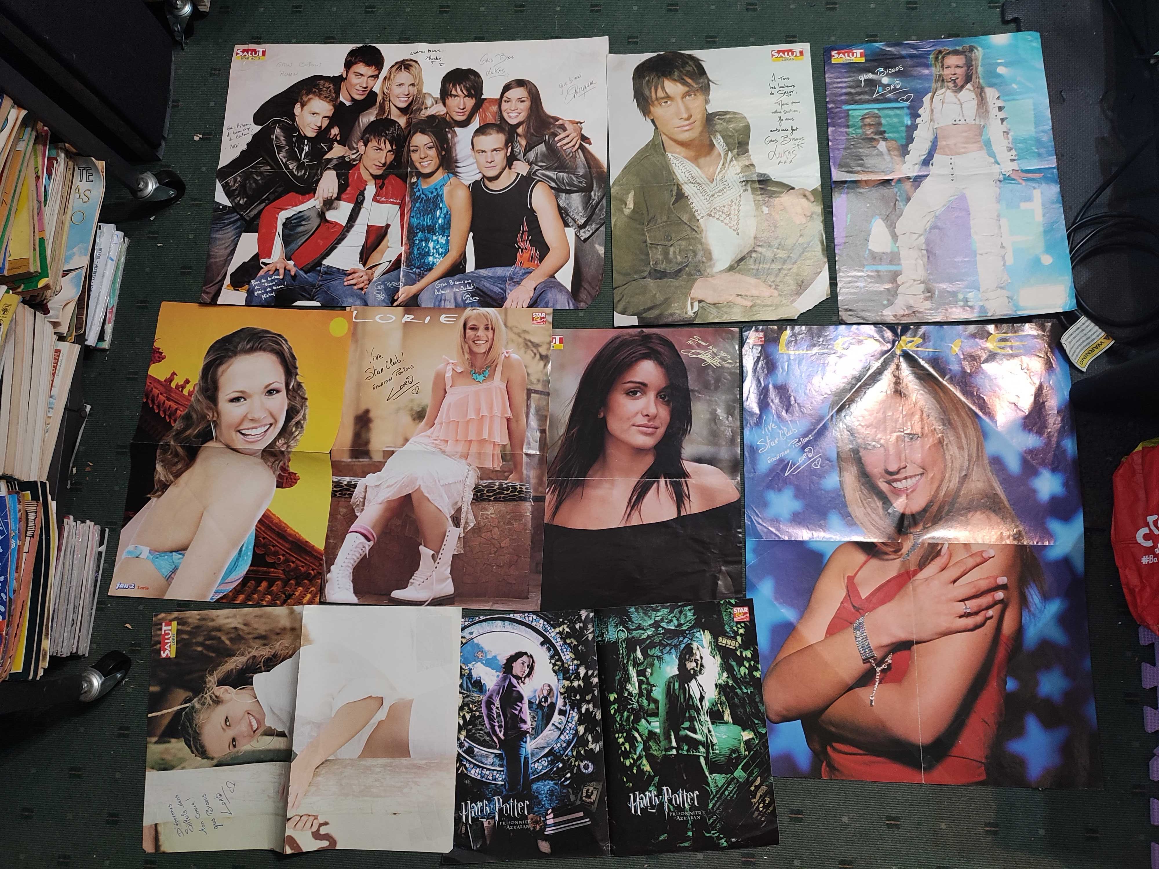 Lote 70 Posters antigos Música/Cinema