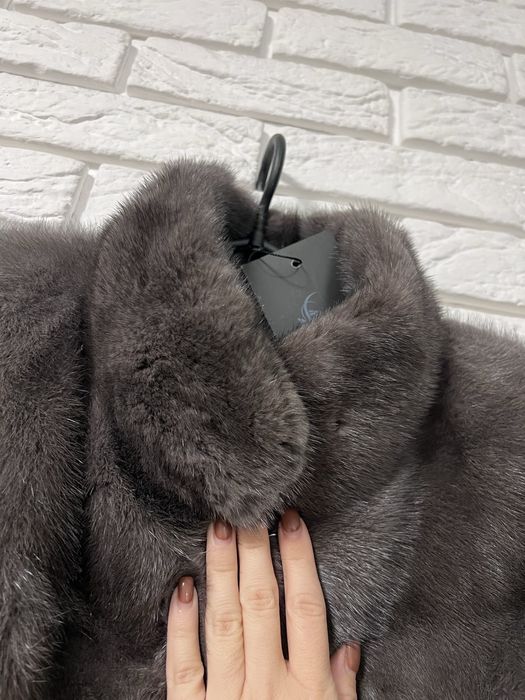 НОВА норкова шуба поперечна