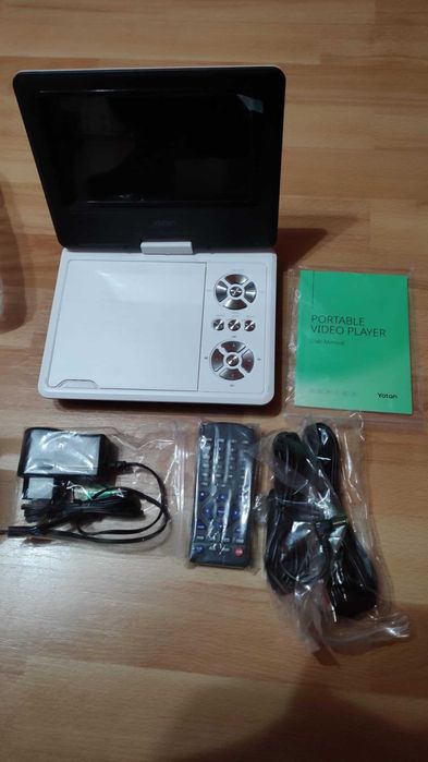 DVD Przenośne 7 LCD YOTON YD075 USB SD PILOT Obrotowy Ekran