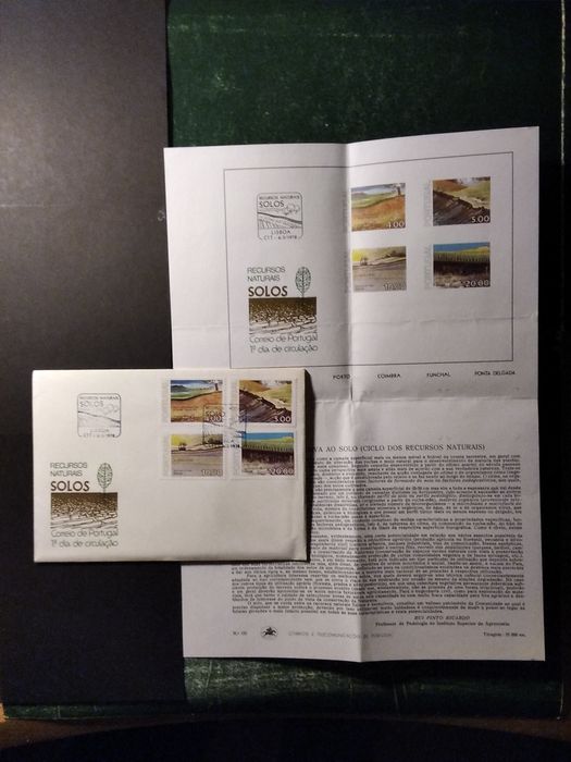 1978 FDC Solos Ciclo Dos Recursos Naturais MNH **