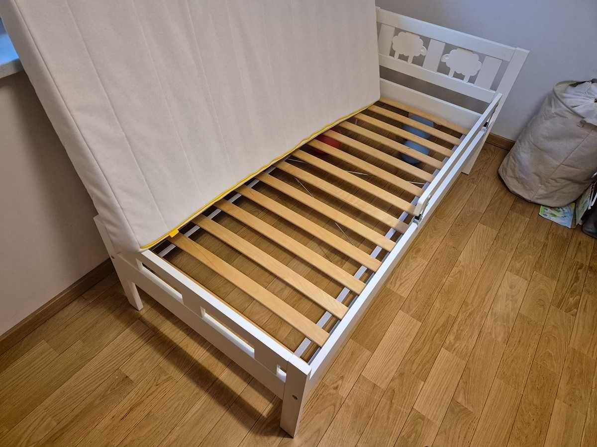 Łóżko IKEA KRITTER + materac