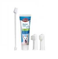 Trixie zestaw do pielęgnacji zębów dla psa pasta do mycia szczoteczki