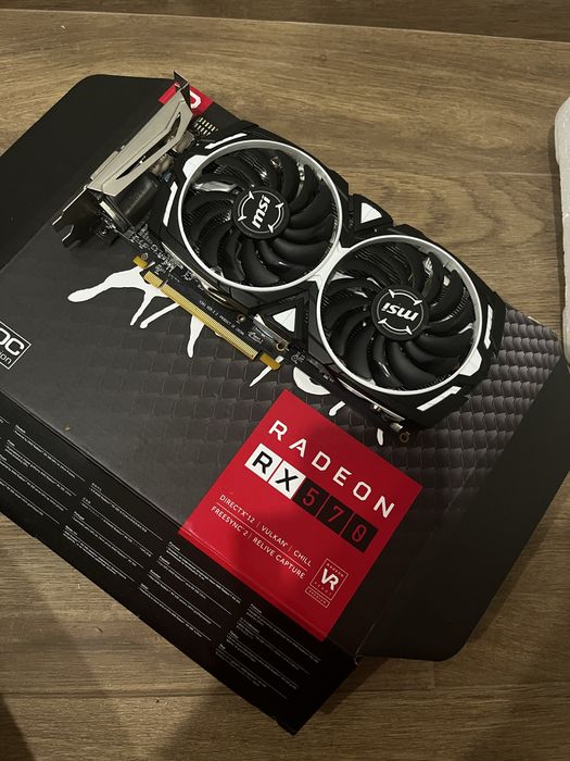 Placa de vídeo RX570 (MSI) Nova