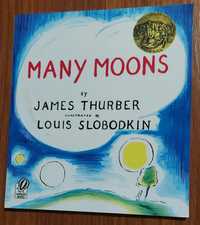 Książka w języku angielskim dla dzieci "Many moons".Nowa