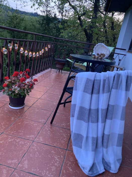 Zaciszny zakatek pod różą koł Lanckorony