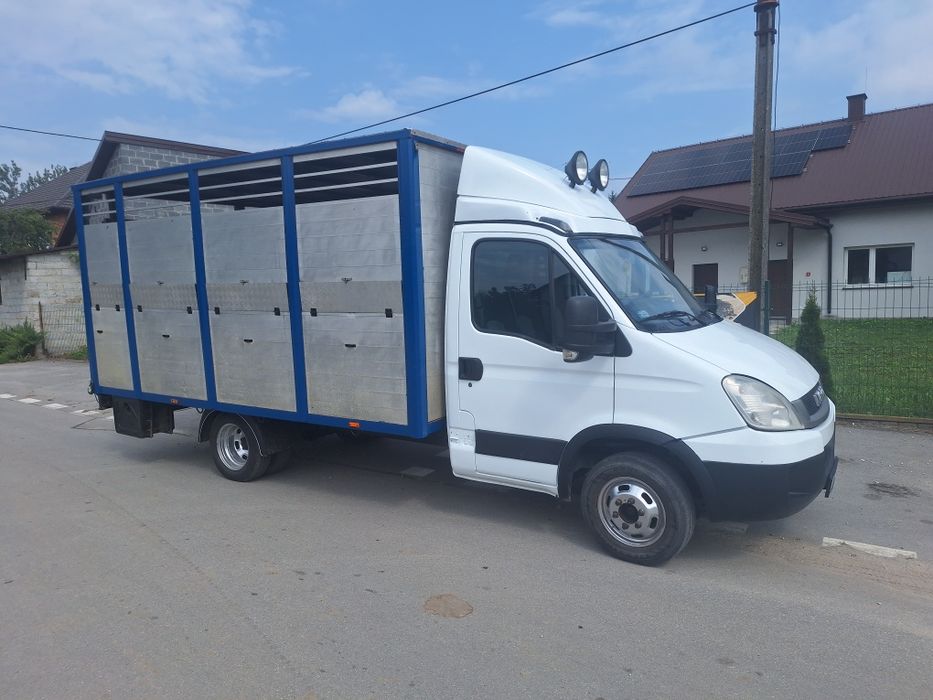 Iveco do przewozu zwierząt z waga